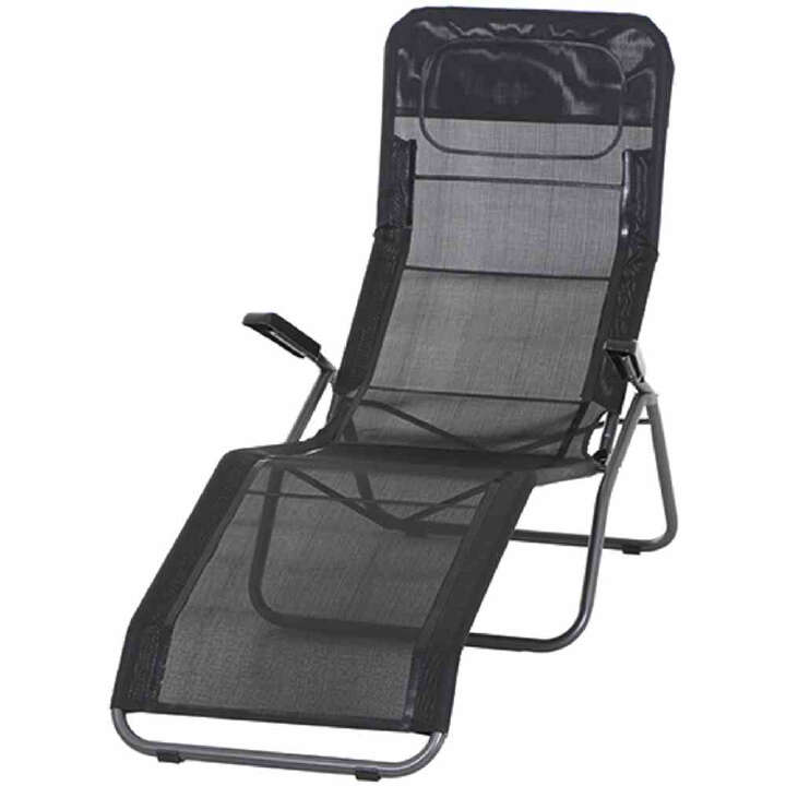 SIENA GARDEN Anco Kippliege anthrazit / schwarz